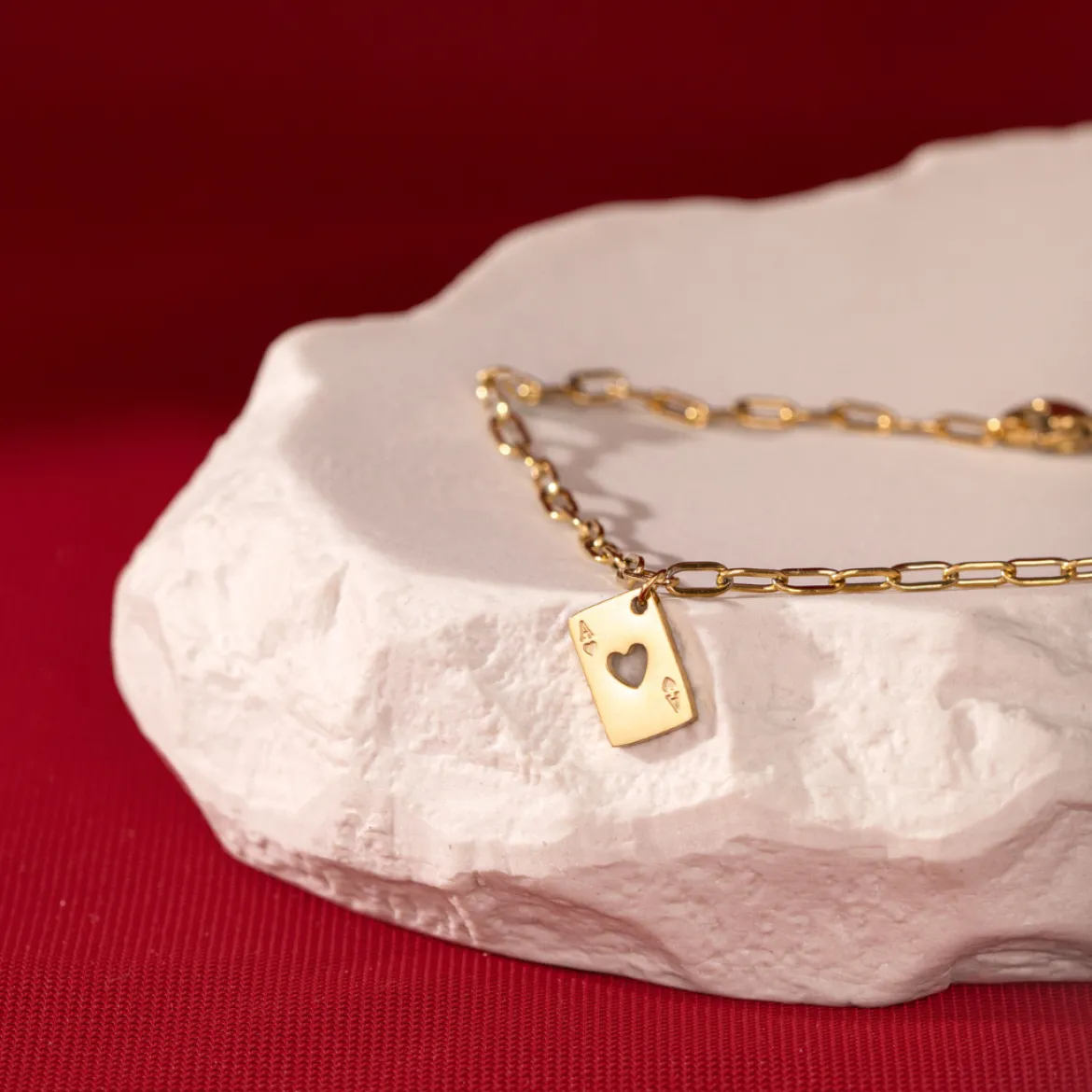 Ace Up the Sleeve Bracelet Gold