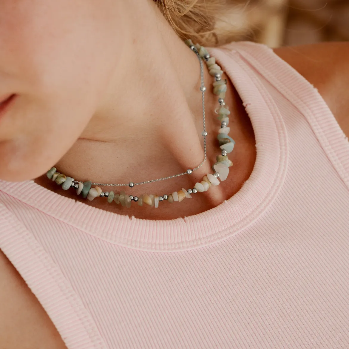 Aline Choker Silber