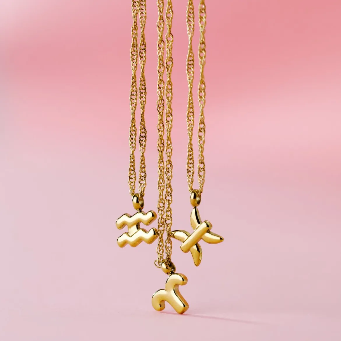 Aries Bubble Necklace Silber