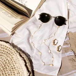 Beach Babe Sunglasses Chain Roségold