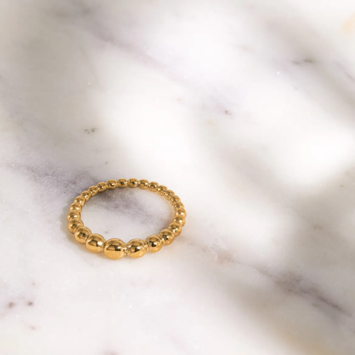 Beady Ring Gold