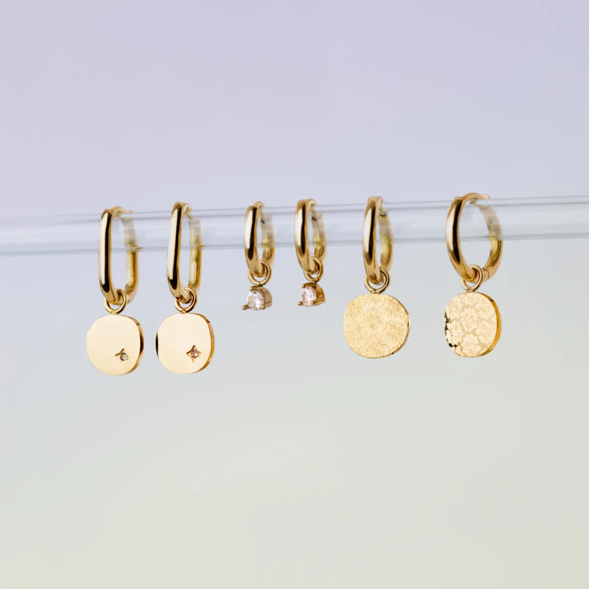 Blanco Lumbre Hoop Set Baby Roségold