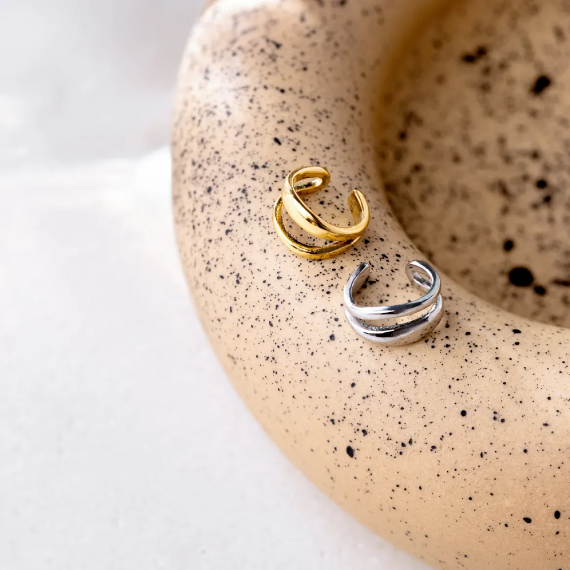 Blending Duo Cuff Silber