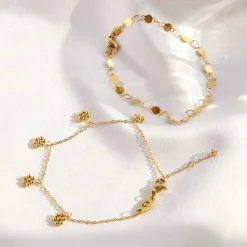 Blooming Anklet Silber