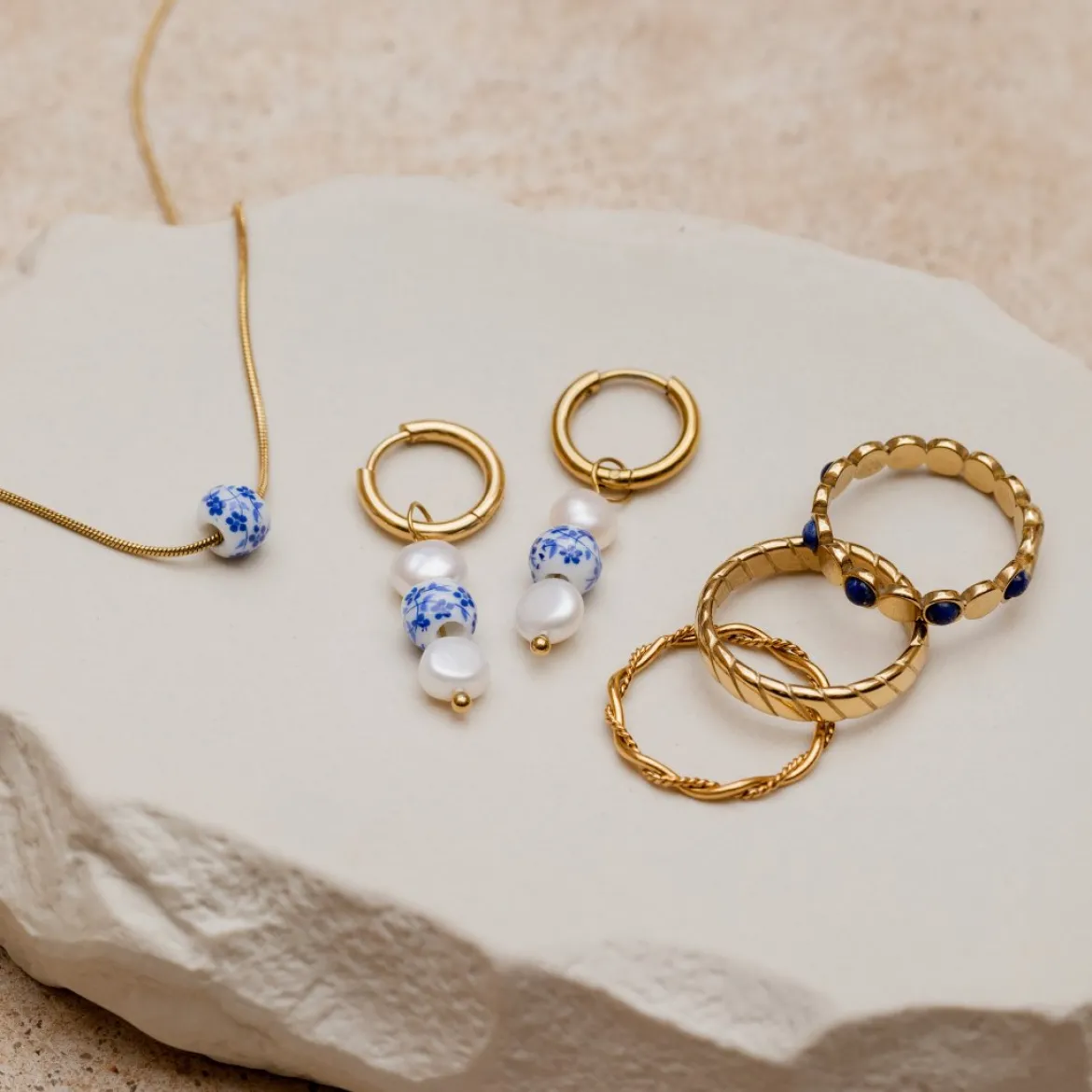 Blue Bay Ring Gold