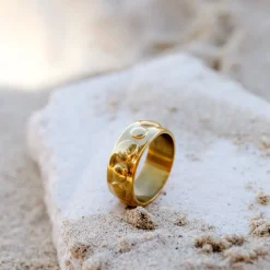 Boho Beads Ring Roségold