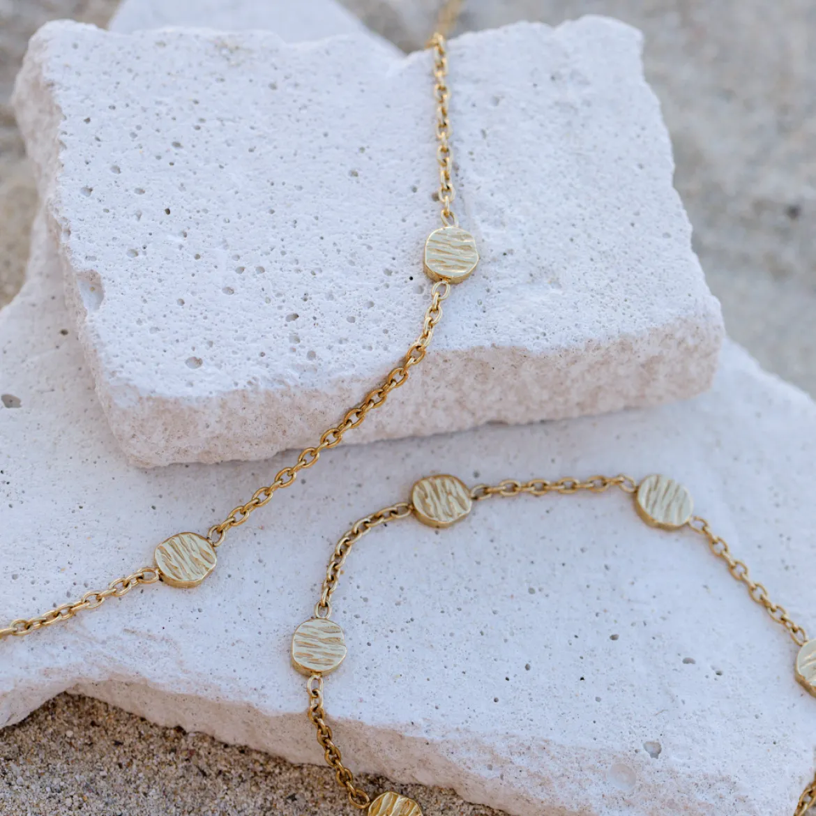 Boho Coin Bracelet Silber