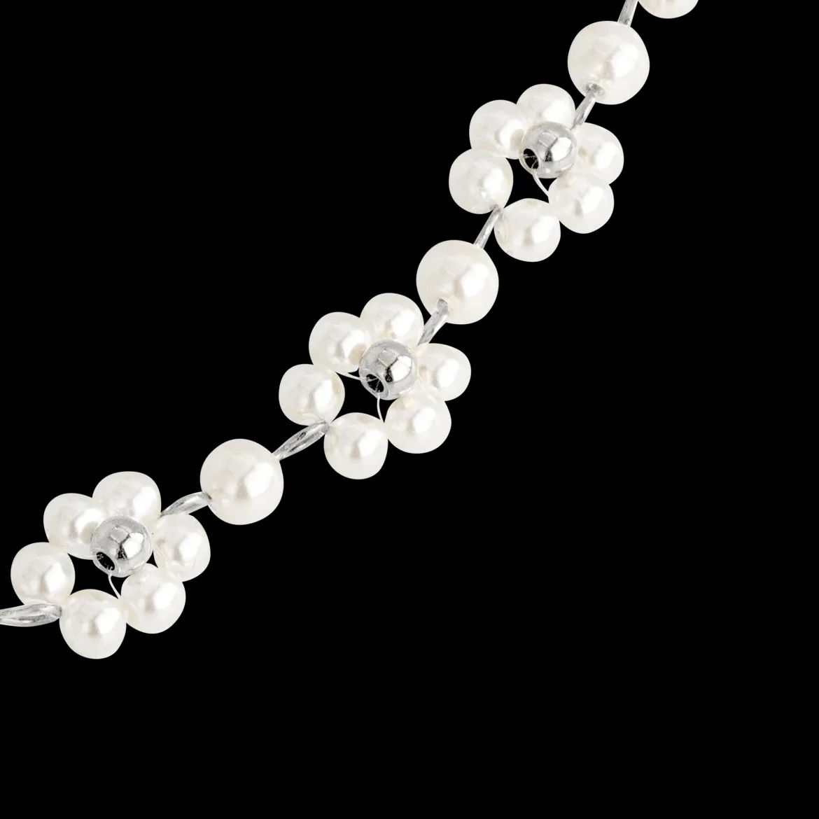 Bonita Flor Choker Silber