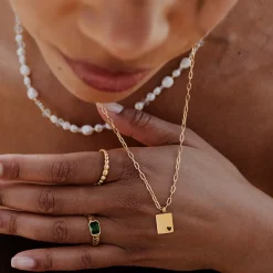 Brilliant Emerald Ring Gold