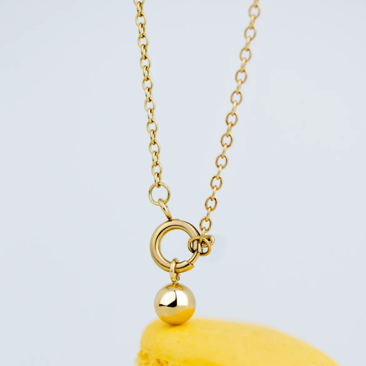 Bubbly Classic Chain Necklace Set Gold