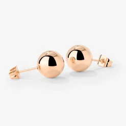 Bubbly Studs Medium Roségold