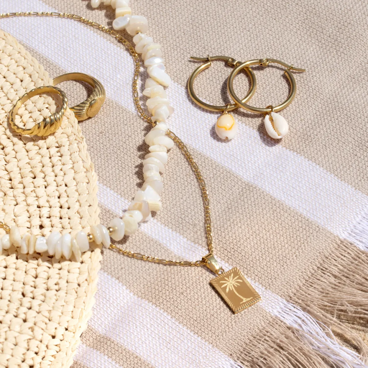 By the Beach Choker Silber