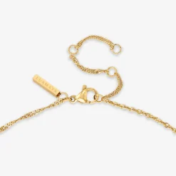 Cancer Bubble Necklace Gold