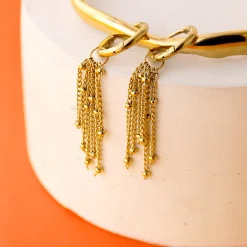 Chain Overload Hoop Set Small Roségold