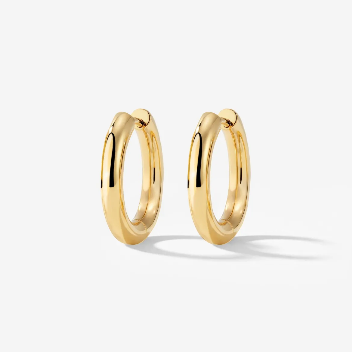 Chunky Hoopies Medium Gold