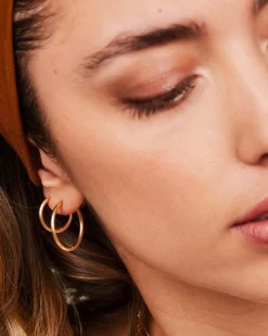 Clean Hoop Bundle Midi Roségold