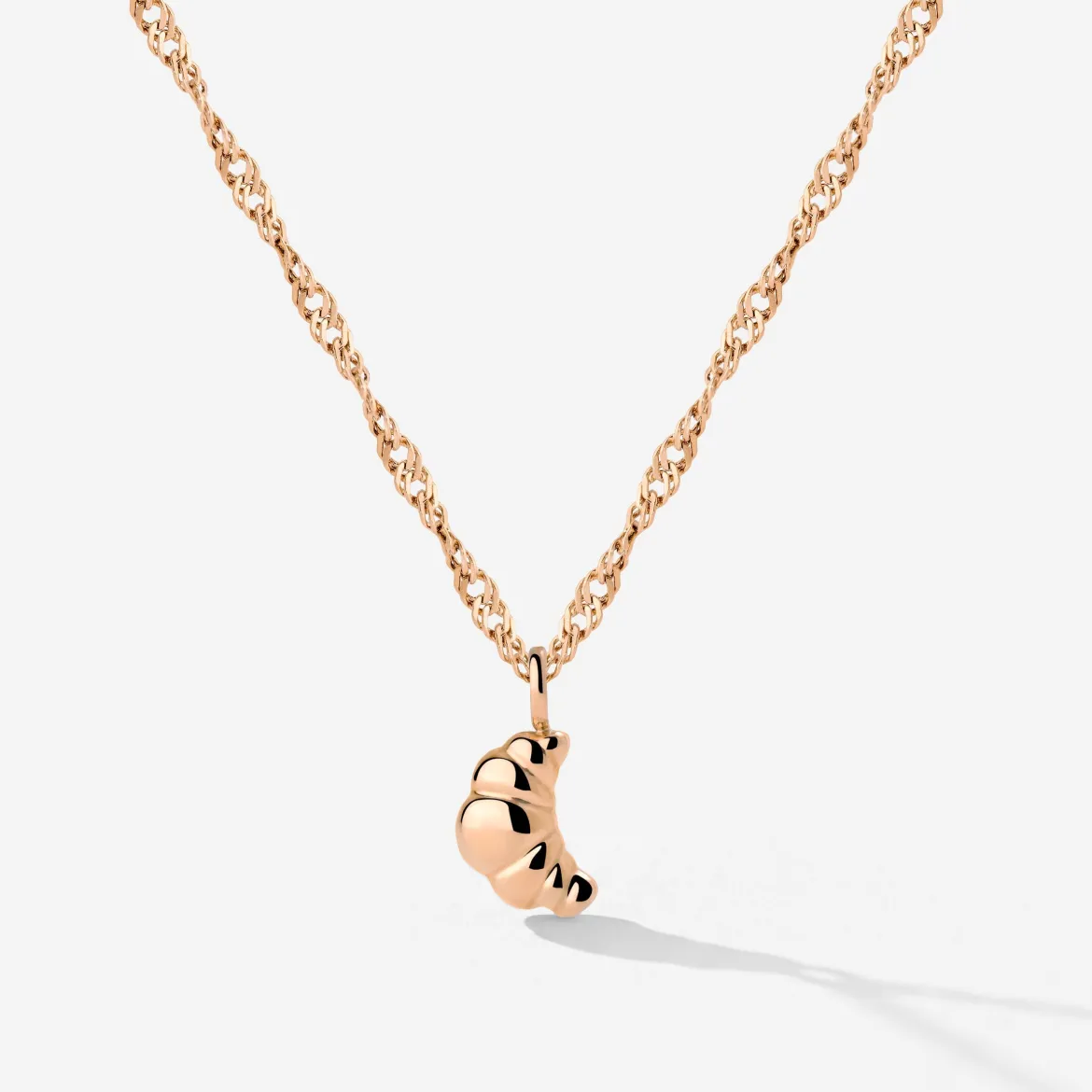 Croissant Necklace Roségold