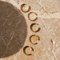 Curly Twist Toe Ring Gold