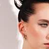 Cute Stargaze Hoops Medium Gold