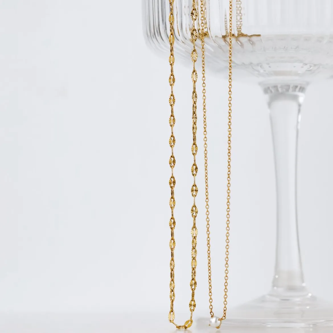 Delicate Pearl Bundle Roségold