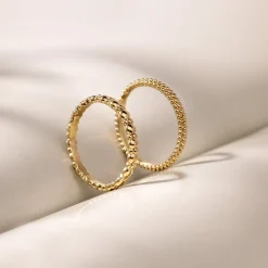 Dotted Ring Roségold