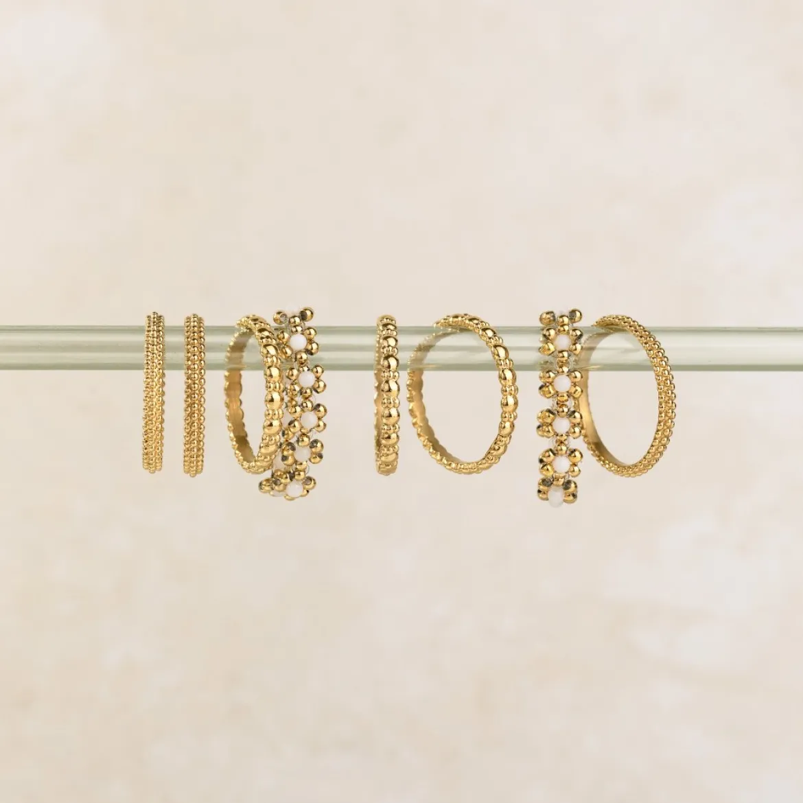 Dotted Ring Roségold