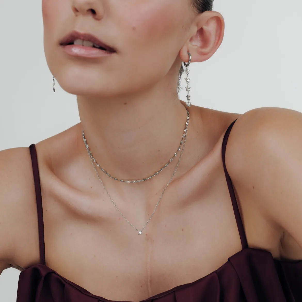 Dream Pearl Choker Silber