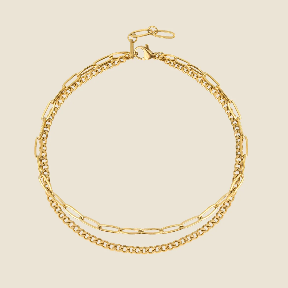 Duo Anklet Gold