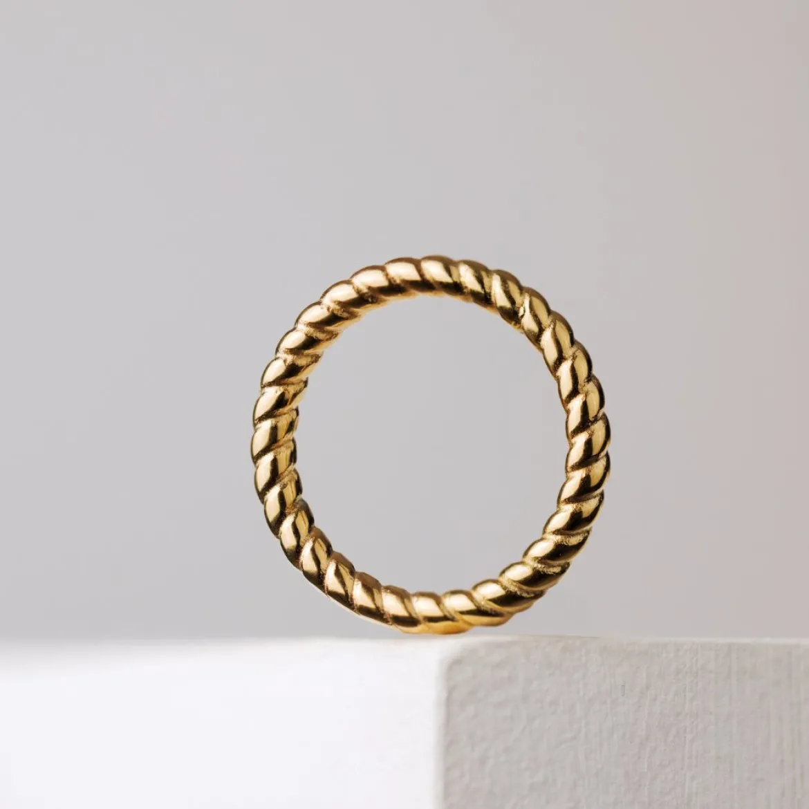Endless Twist Ring Roségold