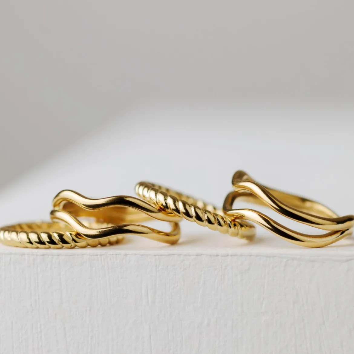 Endless Twist Ring Roségold
