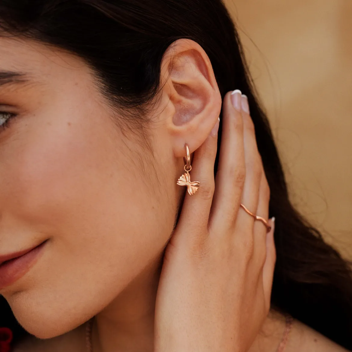 Farfallissimo Hoop Set Small Roségold
