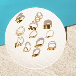 Gentle Curve Ring Roségold