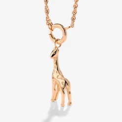 Giraffe Rope Chain Necklace Set Roségold