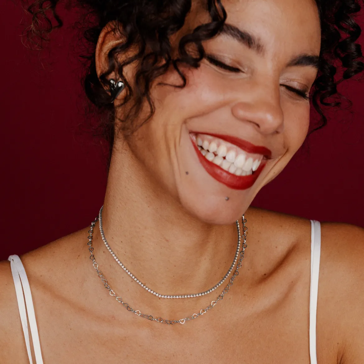 Glam Lover Necklace Bundle Silber