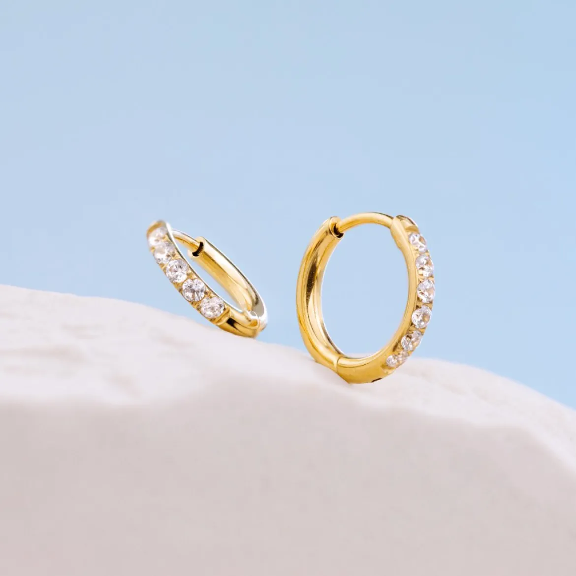 Glimmer Hoops Baby Gold