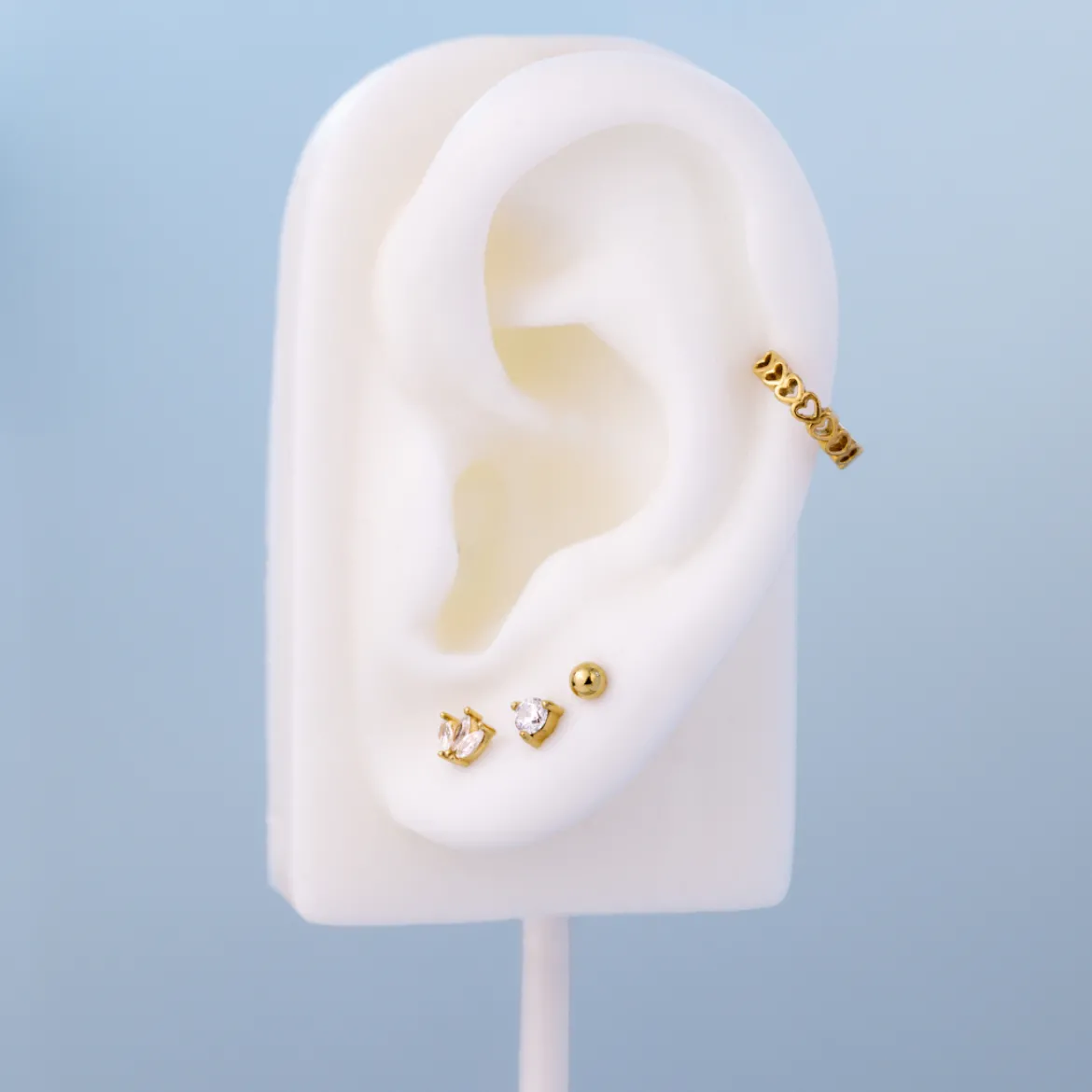 Glimmer Studs Silber