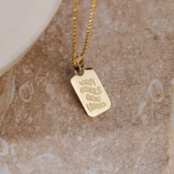 Hot girls are loud Necklace Roségold