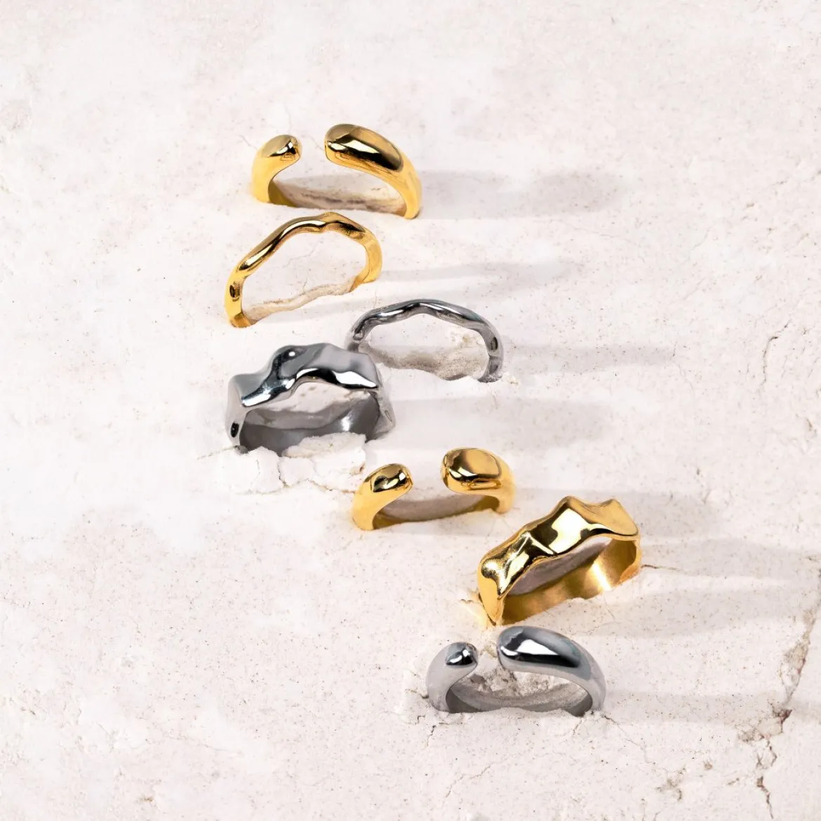 Huggie Ring Roségold