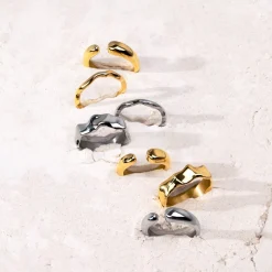 Huggie Ring Silber
