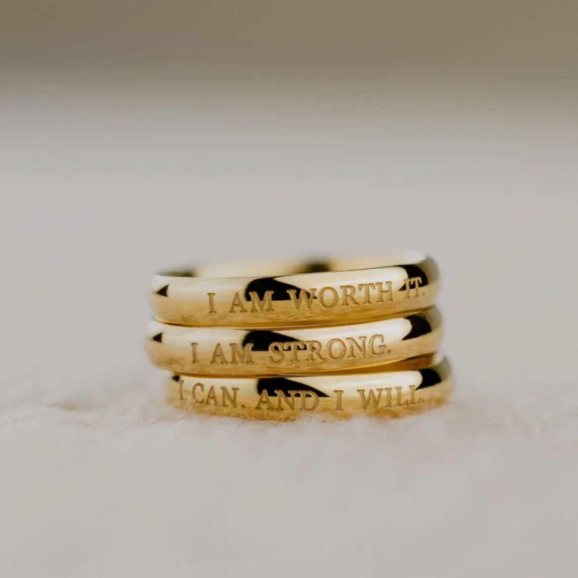 I am worth it Ring Gold