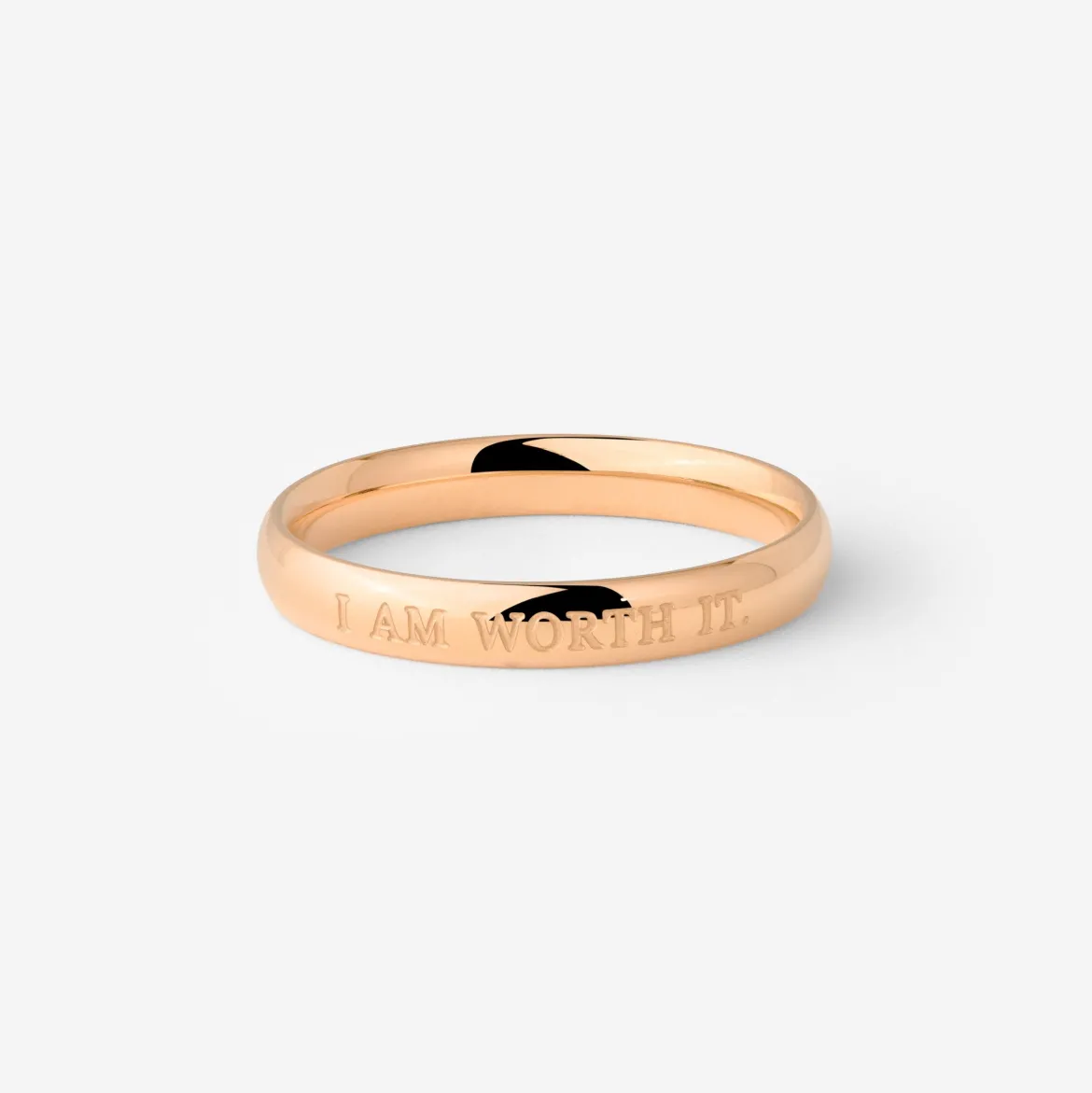 I am worth it Ring Roségold