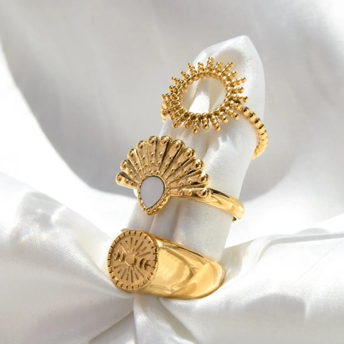 Incredible Lien Peacock Ring Roségold