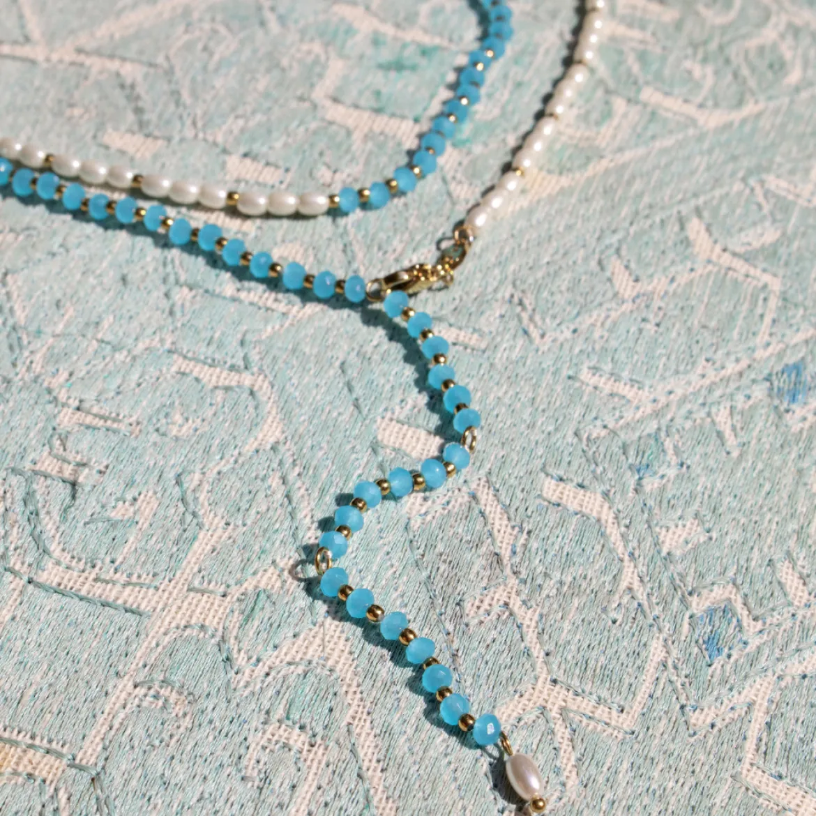 Into the Blue Waist Chain Silber