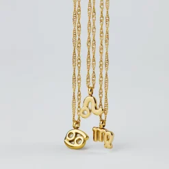 Leo Bubble Necklace Silber