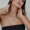 Leopard Singapore Chain Necklace Set Silber