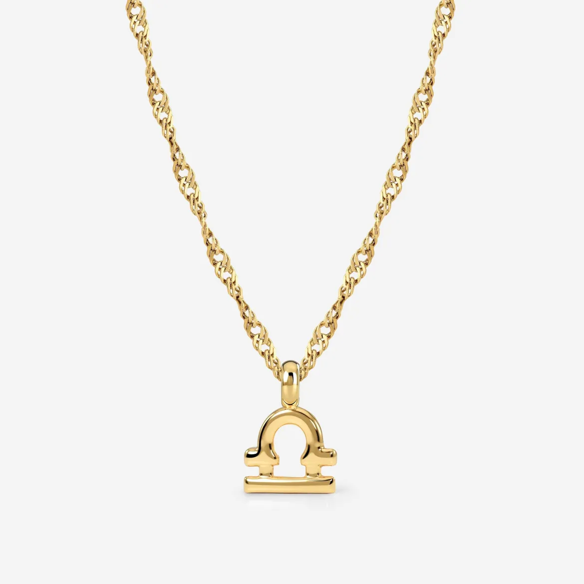 Libra Bubble Necklace Gold