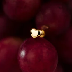 Lovely Heart Piercing Stud Roségold