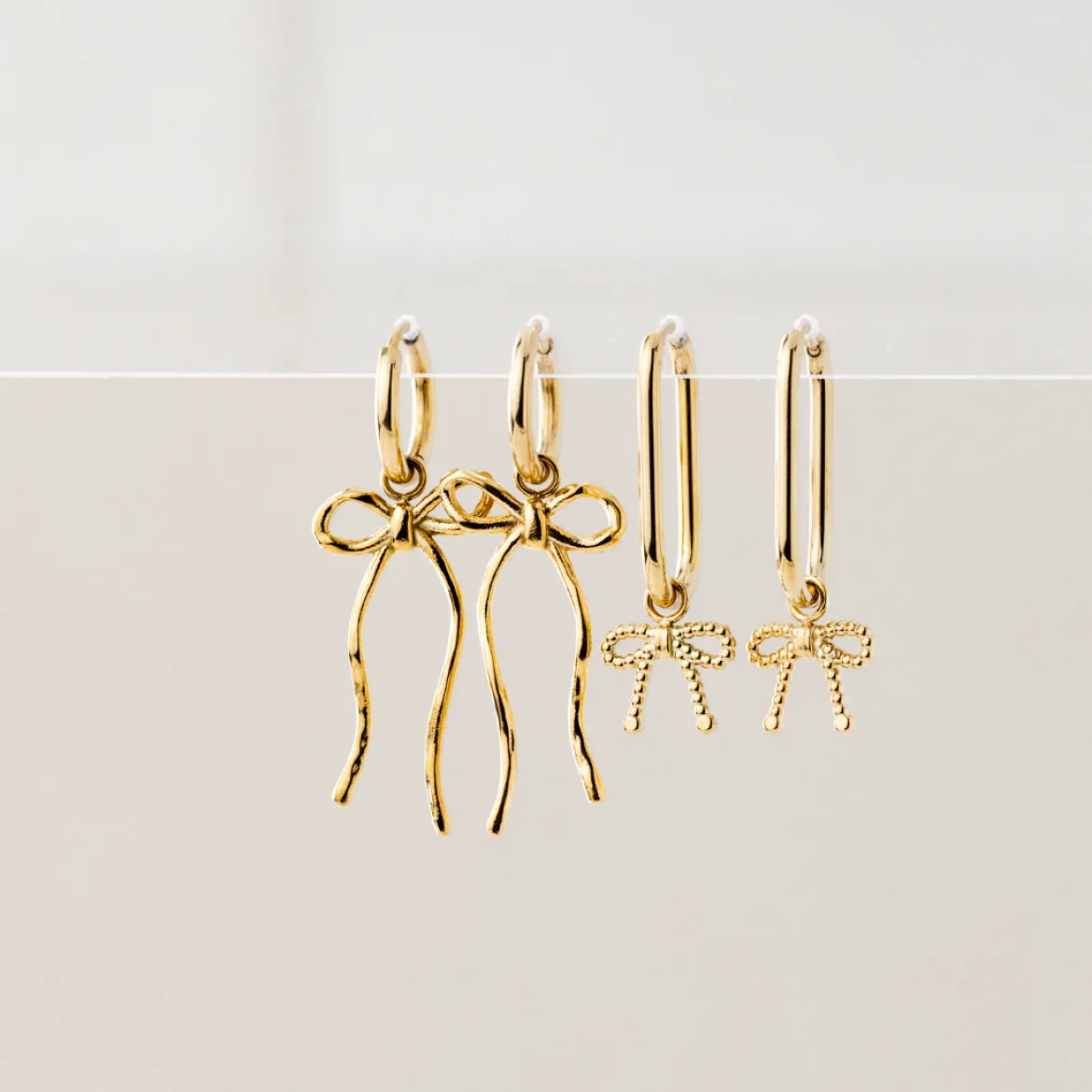 Lovely Loop Hoop Set Small Gold