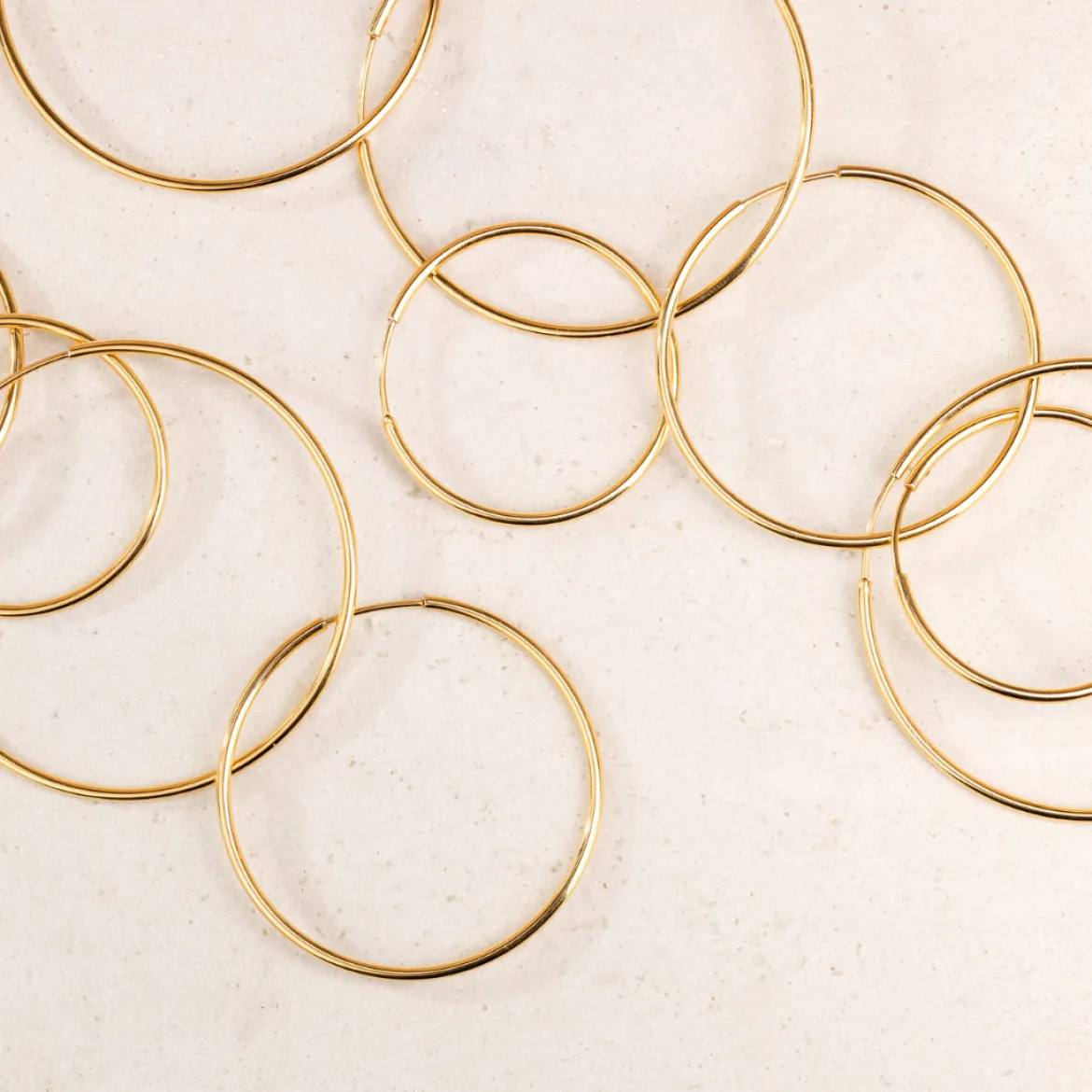 Maxi Hoops Roségold