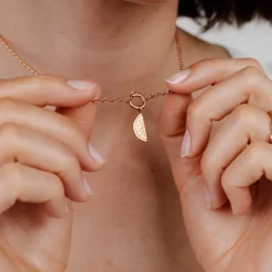 Melony Rope Chain Necklace Set Roségold